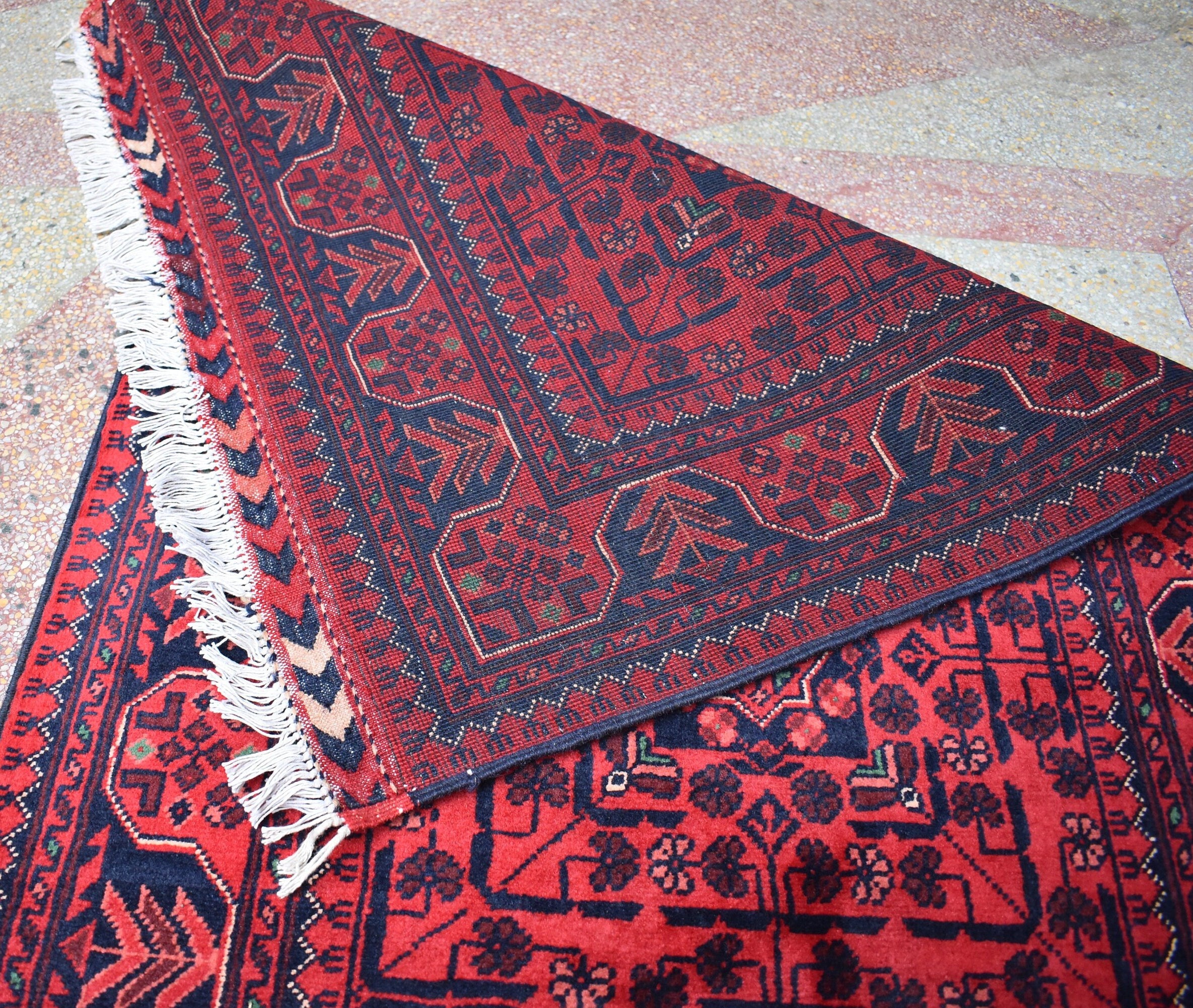 31.6 x 2.9 Ft Long Runner Best Quality Turkmen Khamiyab Khal Mohammadi Bokhara Runner Afghan Handmade Wool Oriental Hallway runner