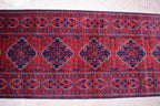 23.2 x 2.8 Ft Long Runner Best Quality Turkmen Khamiyab Khal Mohammadi Bokhara Runner Afghan Handmade Wool Oriental Hallway runner