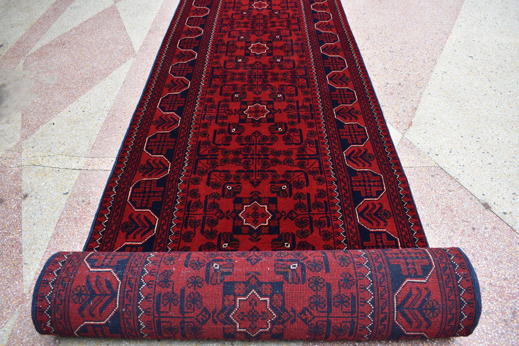 19.6 x 2.7 Ft Long Runner Best Quality Turkmen Khamiyab Khal Mohammadi Bokhara Runner Afghan Handmade Wool Oriental Hallway runner