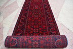 19.6 x 2.7 Ft Long Runner Best Quality Turkmen Khamiyab Khal Mohammadi Bokhara Runner Afghan Handmade Wool Oriental Hallway runner
