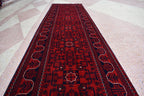19.6 x 2.7 Ft Long Runner Best Quality Turkmen Khamiyab Khal Mohammadi Bokhara Runner Afghan Handmade Wool Oriental Hallway runner