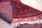 3x23Ft Long Handwoven Afghan Hallway Runner Rug, Turkmen Wool Extra Long Narrow Rug, Corridor Rug, Entryway Rug, Rug for Parties, Functions