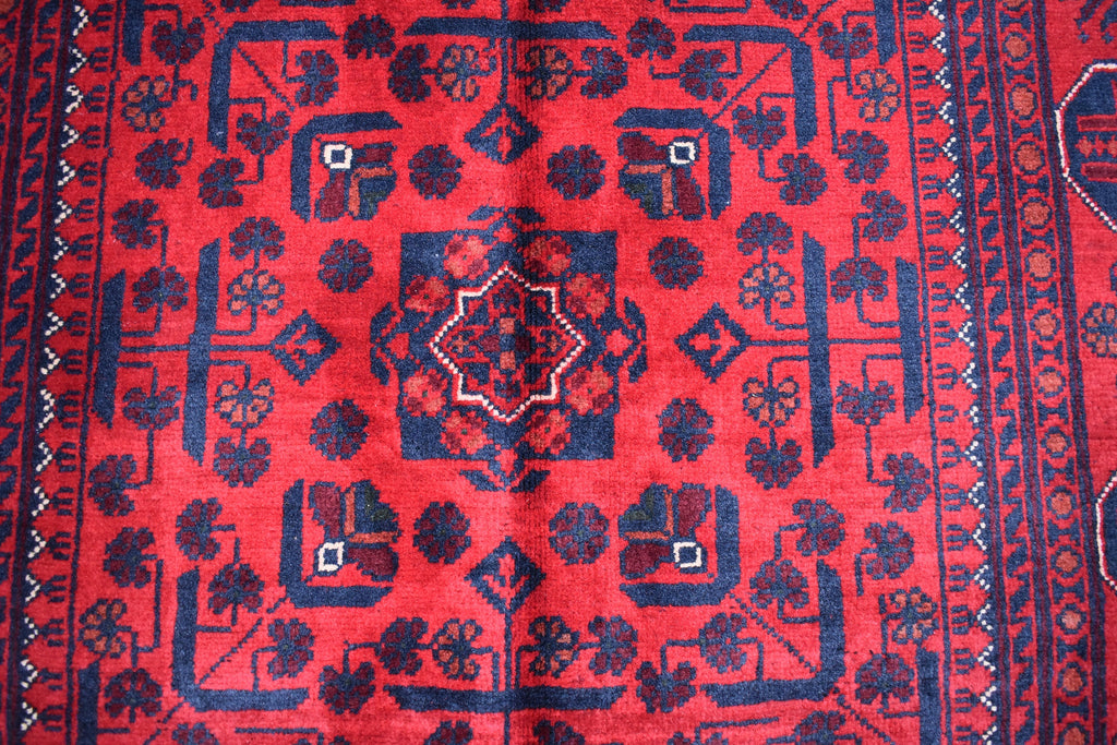5.2 x 3.5 Ft Bokhara Rug Turkmen 100% Wool Afghan Veg dyes Handmade bukhara Pattern Area rug 5x3 Turkmen Oriental Rug