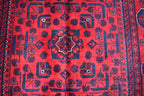 5.2 x 3.5 Ft Bokhara Rug Turkmen 100% Wool Afghan Veg dyes Handmade bukhara Pattern Area rug 5x3 Turkmen Oriental Rug