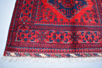 4.11x3.4 Bukhara Rug Turkmen 100% Wool Afghan, Natural Veg dyes, Perfect For Bedroom, Office, Living Room