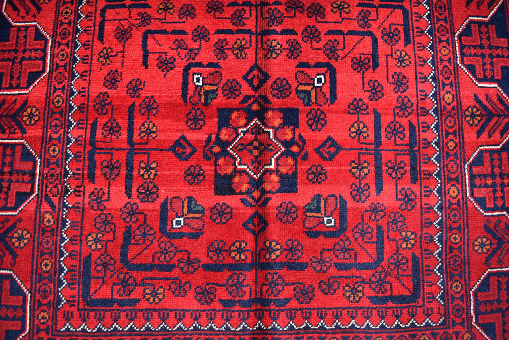 5.5 x 3.4 Ft Bokhara Rug Turkmen 100% Wool Afghan Veg dyes Handmade bukhara Pattern Turkmen Oriental Rug