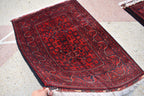 3x5Ft Bokhara Rug Turkmen 100% Wool Afghan Veg dyes Soft Wool Rug, Accent Size Rug, Bedroom Rug, Entrance Rug