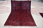 3x5Ft Bokhara Rug Turkmen 100% Wool Afghan Veg dyes Soft Wool Rug, Accent Size Rug, Bedroom Rug, Entrance Rug