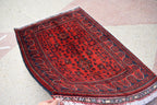 5.1x3.4 Ft Bukhara Rug Turkmen 100% Wool Afghan Veg dyes Handmade Bukhara Pattern Turkmen Oriental Rug, Rug for Bedroom, Office