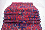 23.0 x 2.9 Ft Long Runner Best Quality Turkmen Khamiyab Khal Mohammadi Bokhara Runner Afghan Handmade Wool Oriental Hallway runner