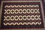 5.4x3.10 Ft Afghan Handmade Rug,100% Wool rug, Rugs For Living Room, Bedroom Rug , Yamood Pattern, Herati Oriental Rug