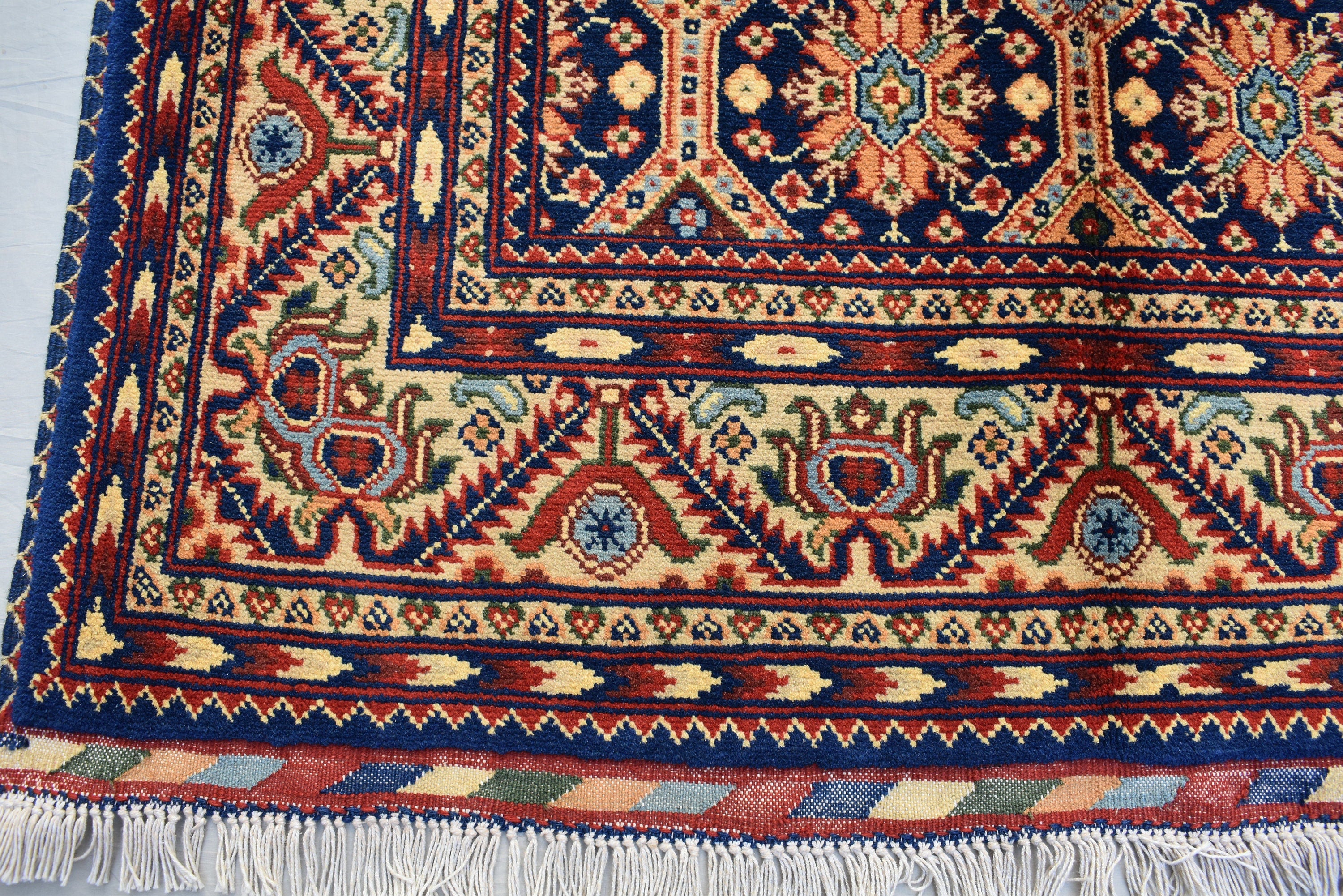 3x5 Kashi Handwoven Afghan Rug, Oriental Tribal Wool Rug, Multicolors Vibrant Rug, Living room Rug, Hallway Rug, Bedroom Rug Free shipping