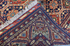 3x5 Kashi Handwoven Afghan Rug, Oriental Tribal Wool Rug, Multicolors Vibrant Rug, Living room Rug, Hallway Rug, Bedroom Rug Free shipping