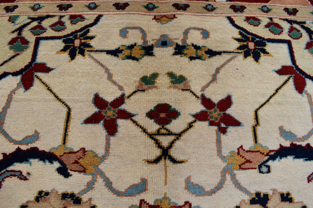 5x7Ft, Afghan Kashmiri Wool Rug | High Pile Soft Wool Tribal Floral Carpet | Handmade Turkoman Oriental Area Rug for Living Room, Bedroom
