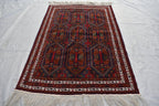 6.4x4.2 Ft, Stunning fine quality Handmade Ali Khoja Afghan rug, Vintage rug 6x4, Collectible Rug, Rugs For Living Room, Wall Hanging Rug