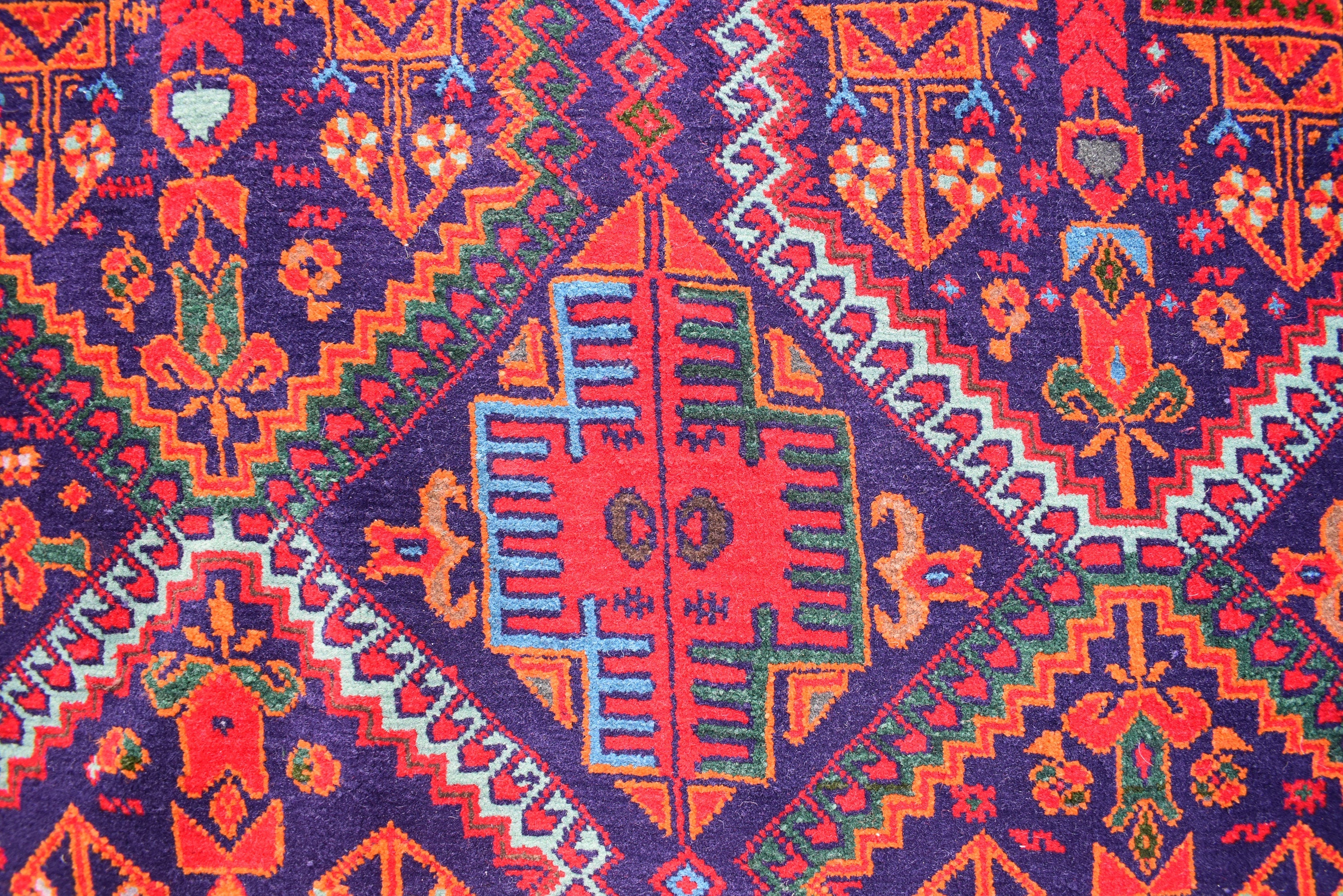 6.4x4.2 Ft, Stunning fine quality Handmade Ali Khoja Afghan rug, Vintage rug 6x4, Collectible Rug, Rugs For Living Room, Wall Hanging Rug