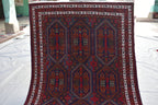 6.4x4.2 Ft, Stunning fine quality Handmade Ali Khoja Afghan rug, Vintage rug 6x4, Collectible Rug, Rugs For Living Room, Wall Hanging Rug