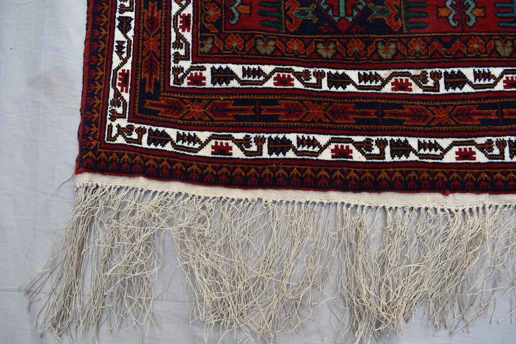 6.4x4.2 Ft, Stunning fine quality Handmade Ali Khoja Afghan rug, Vintage rug 6x4, Collectible Rug, Rugs For Living Room, Wall Hanging Rug