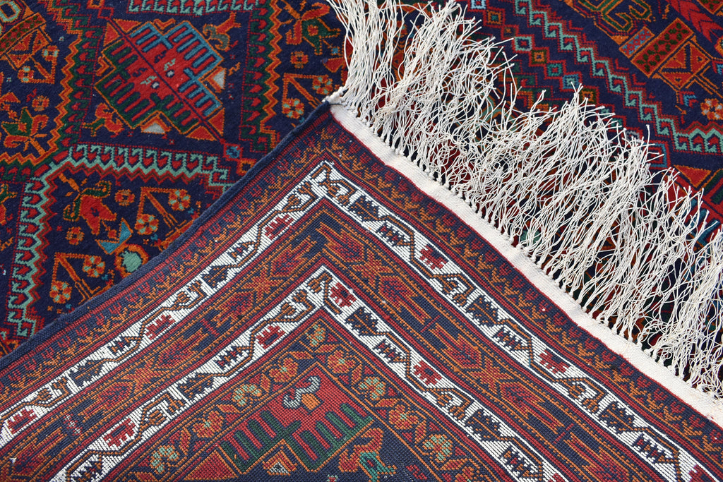 6.4x4.2 Ft, Stunning fine quality Handmade Ali Khoja Afghan rug, Vintage rug 6x4, Collectible Rug, Rugs For Living Room, Wall Hanging Rug