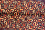 Hand-Knotted Afghan Bokhara Rug 4.10x3.3ft – High-Quality Tribal Wool Area Rug | 3x5 Oriental Afghan Rug | Living Room or Entryway Decor