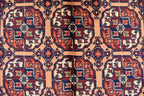Hand-Knotted Afghan Bokhara Rug 4.10x3.3ft – High-Quality Tribal Wool Area Rug | 3x5 Oriental Afghan Rug | Living Room or Entryway Decor