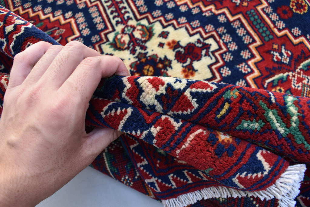 Square rug, 4.5 x 4.2 Ft, Beautiful Handmade Afghan Rug, Oriental Square Area Rug, High Quality rug, 100% Handspun Wool rug, free shipping
