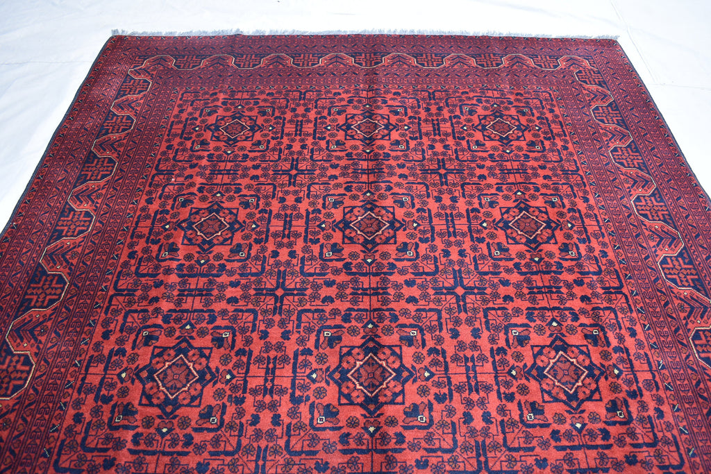 7X10Afghan Bukhara rug, 9.3 x 6.7 Ft, Discounted Price, Handmade Rug, Khal Mohammadi, Area Rug, Oriental, Large Afghan rug, Turkmen Rug
