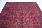 7X10Afghan Bukhara rug, 9.3 x 6.7 Ft, Discounted Price, Handmade Rug, Khal Mohammadi, Area Rug, Oriental, Large Afghan rug, Turkmen Rug
