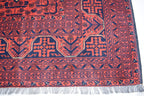 7X10Afghan Bukhara rug, 9.3 x 6.7 Ft, Discounted Price, Handmade Rug, Khal Mohammadi, Area Rug, Oriental, Large Afghan rug, Turkmen Rug