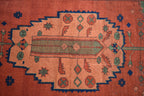6.11 x 3.10 Turkmen Carpet/Turkmen Rug, Handmade, Brand 100% Wool High Quality, Kitchen Rug, Hallway Rug, Entryway Rug, Wall Hanging Rug