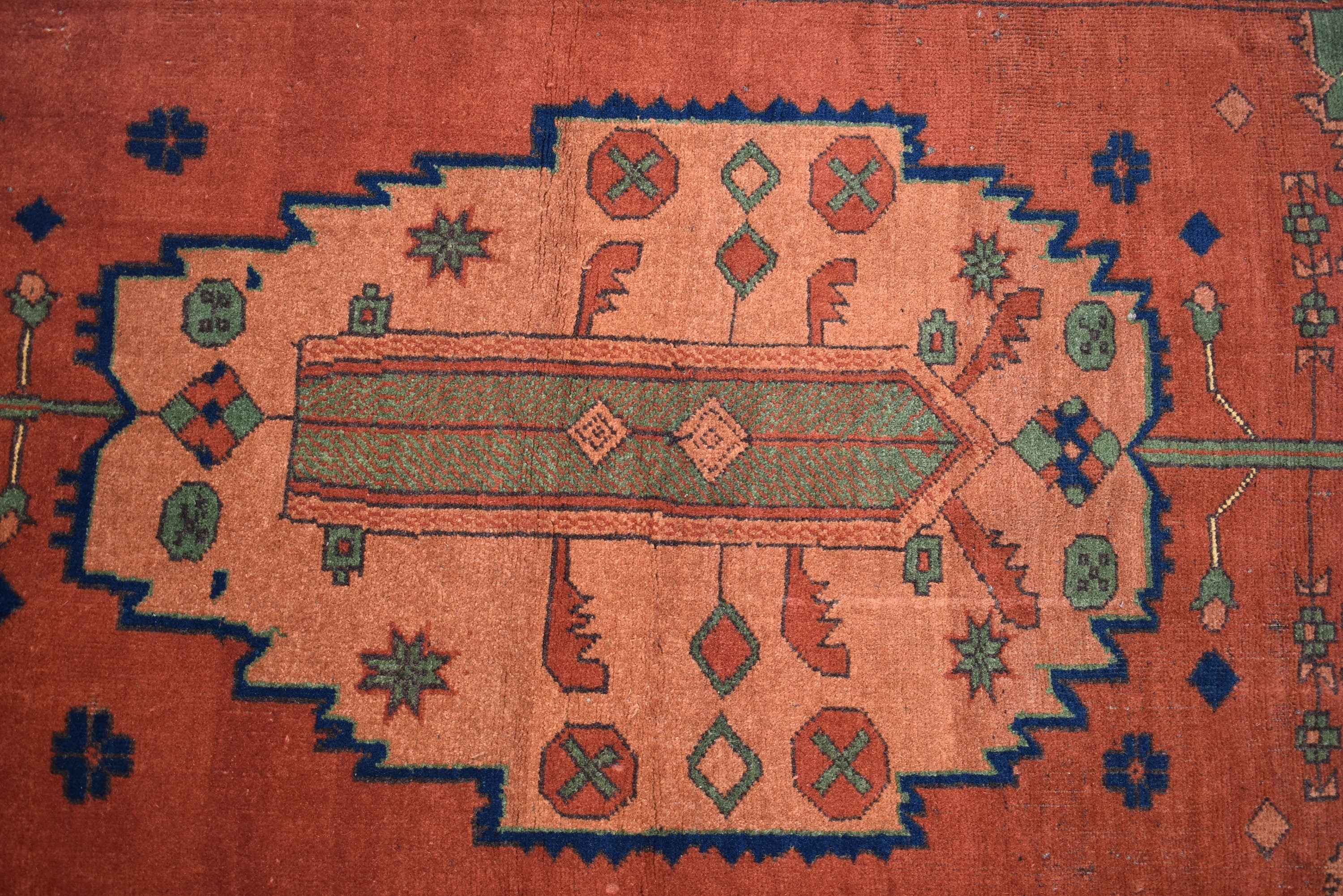 6.11 x 3.10 Turkmen Carpet/Turkmen Rug, Handmade, Brand 100% Wool High Quality, Kitchen Rug, Hallway Rug, Entryway Rug, Wall Hanging Rug