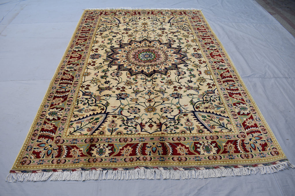 7x10 Afghan Handmade Bukhara Oriental Medallion Rug Afghan Oriental Kashmiri Floral Rug Turkmen Tribal Area Rug, Rug for Living Room 10x6.7