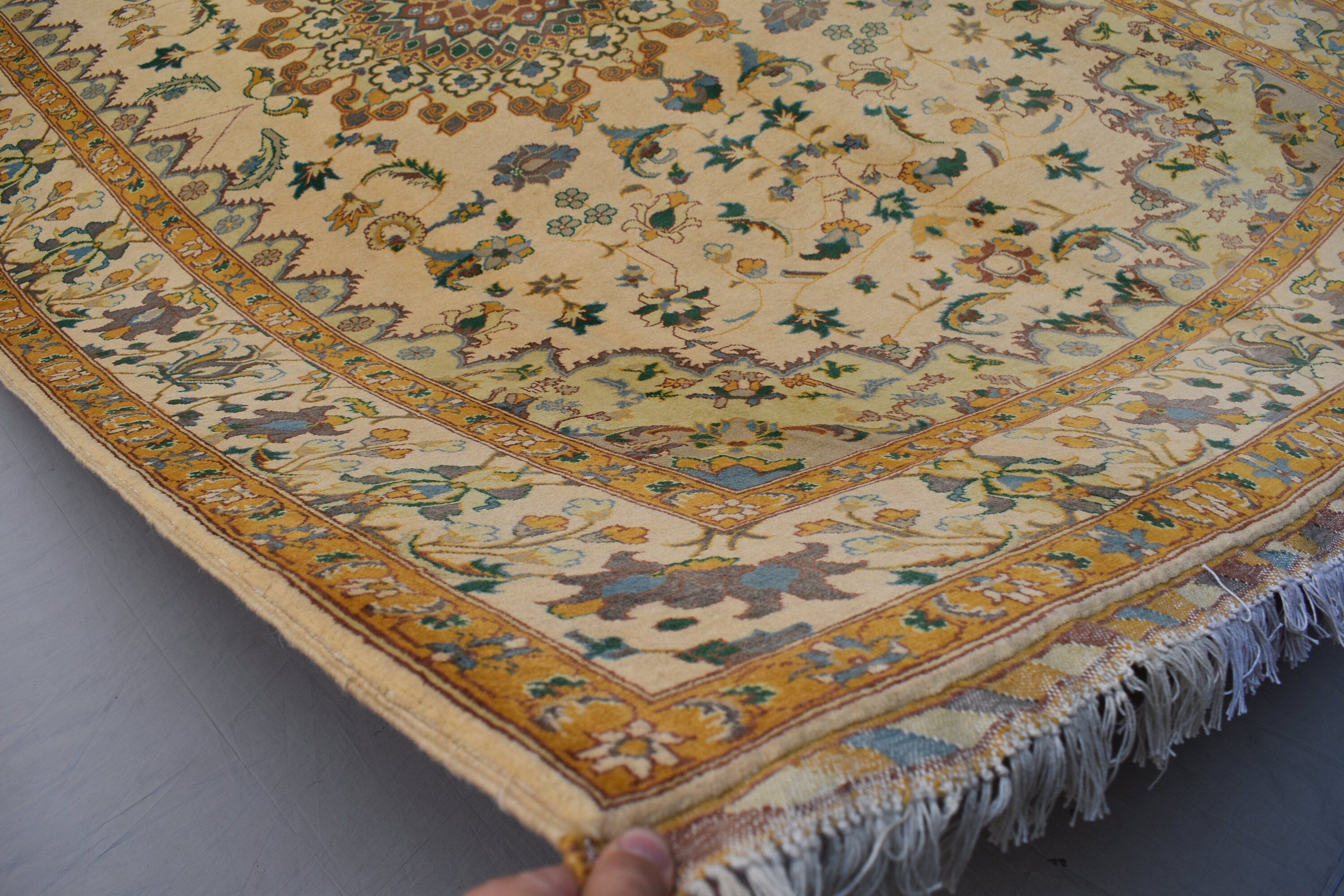 6x10 Authentic Bukhara Medallion Rug - Handwoven Traditional Rug for Elegant Home Decor, Living Room Rug, Bohemian Rug 10.2x6.5 Ft