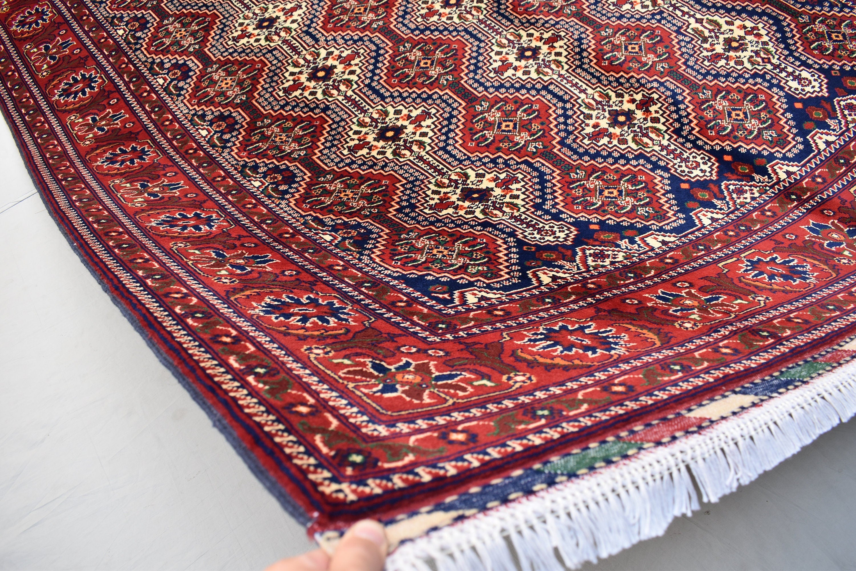 10x7 Exquisite Maranus Rug – Handmade Afghan Beauty – Perfect for Large Spaces, Living Rooms – Luxurious Wool, Free Shipping 9.8x6.8 ft