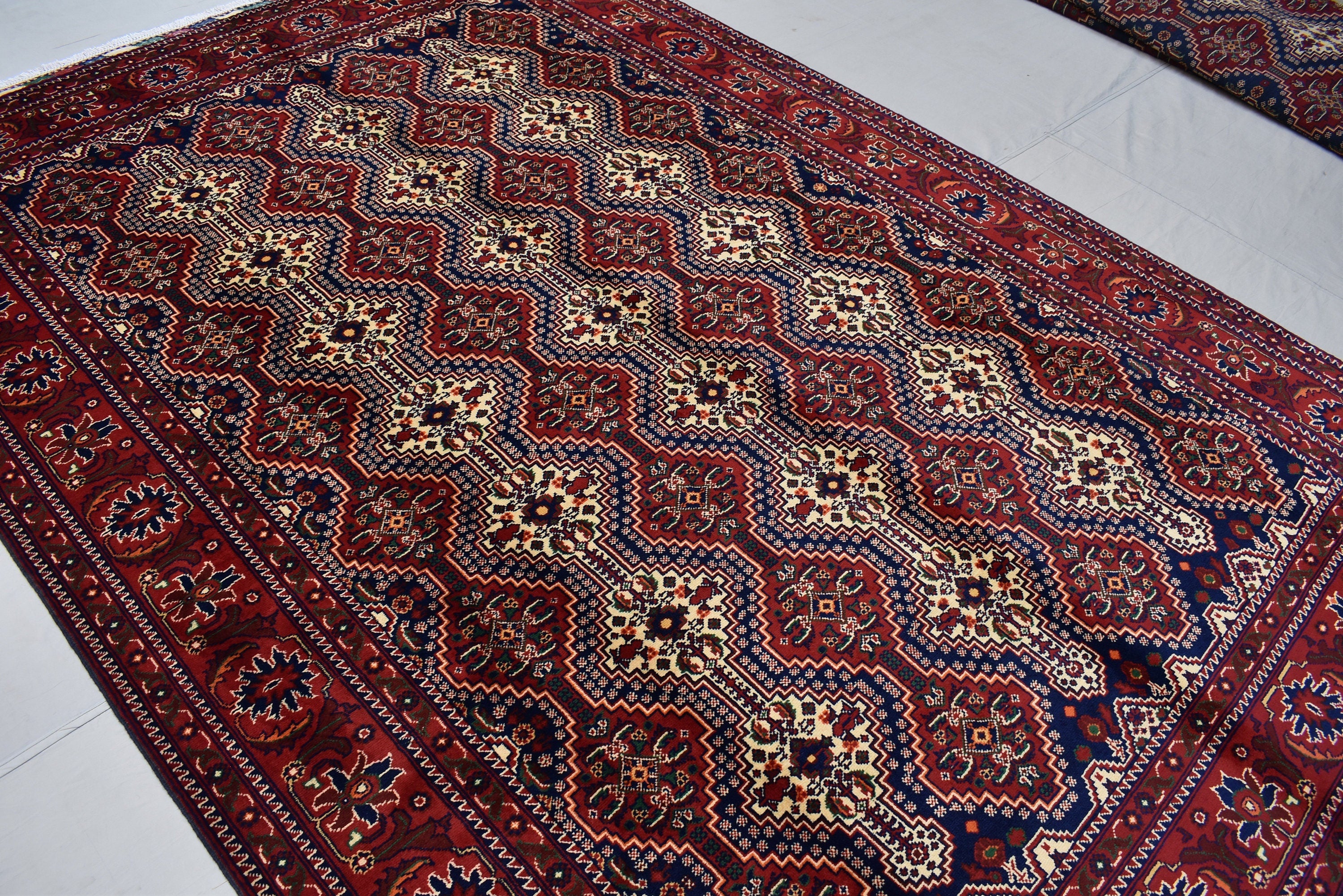 10x7 Exquisite Maranus Rug – Handmade Afghan Beauty – Perfect for Large Spaces, Living Rooms – Luxurious Wool, Free Shipping 9.8x6.8 ft