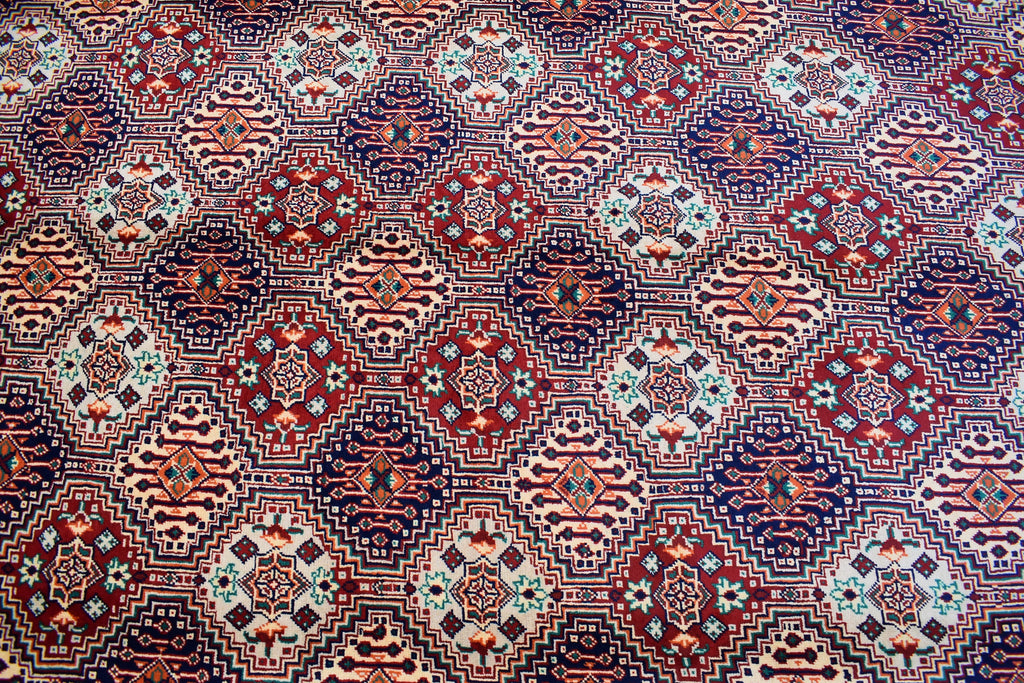 7x10 Large Area Rug Afghan Hand knotted Area Rug, Soft, Elegant and Timeless Craftmanship, Rug for Living Room, Bedroom, Persian Style Rug