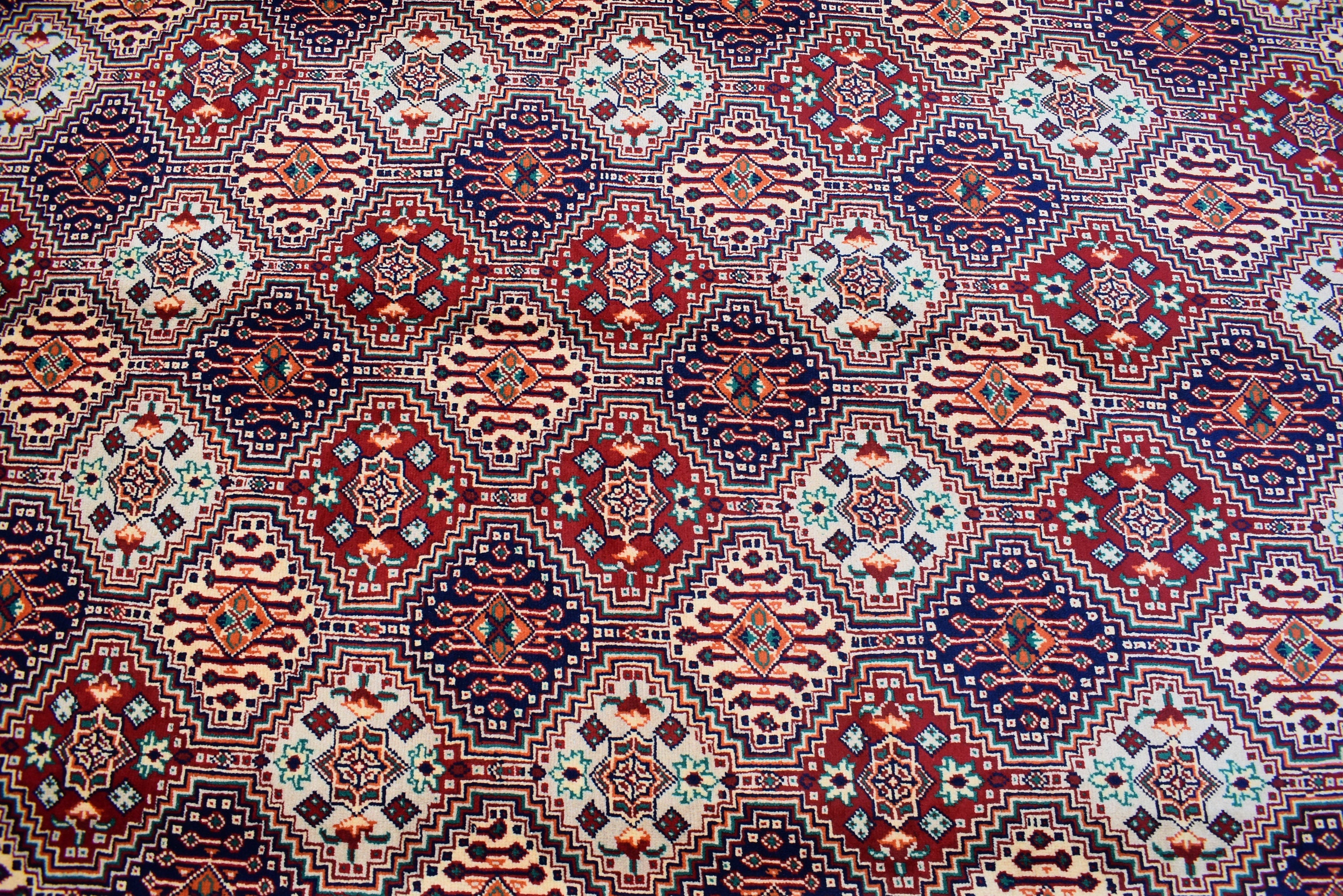 7x10 Large Area Rug Afghan Hand knotted Area Rug, Soft, Elegant and Timeless Craftmanship, Rug for Living Room, Bedroom, Persian Style Rug