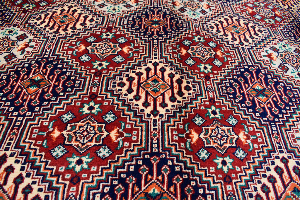 7x10 Large Area Rug Afghan Hand knotted Area Rug, Soft, Elegant and Timeless Craftmanship, Rug for Living Room, Bedroom, Persian Style Rug