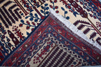9.7 x 2.10 Ft Afghan Tree Of Life Hallway Rug Bokhara Beljik Corridor Runner Rug Turkmen Handmade Runner Wool Rug Vintage Runner Rug
