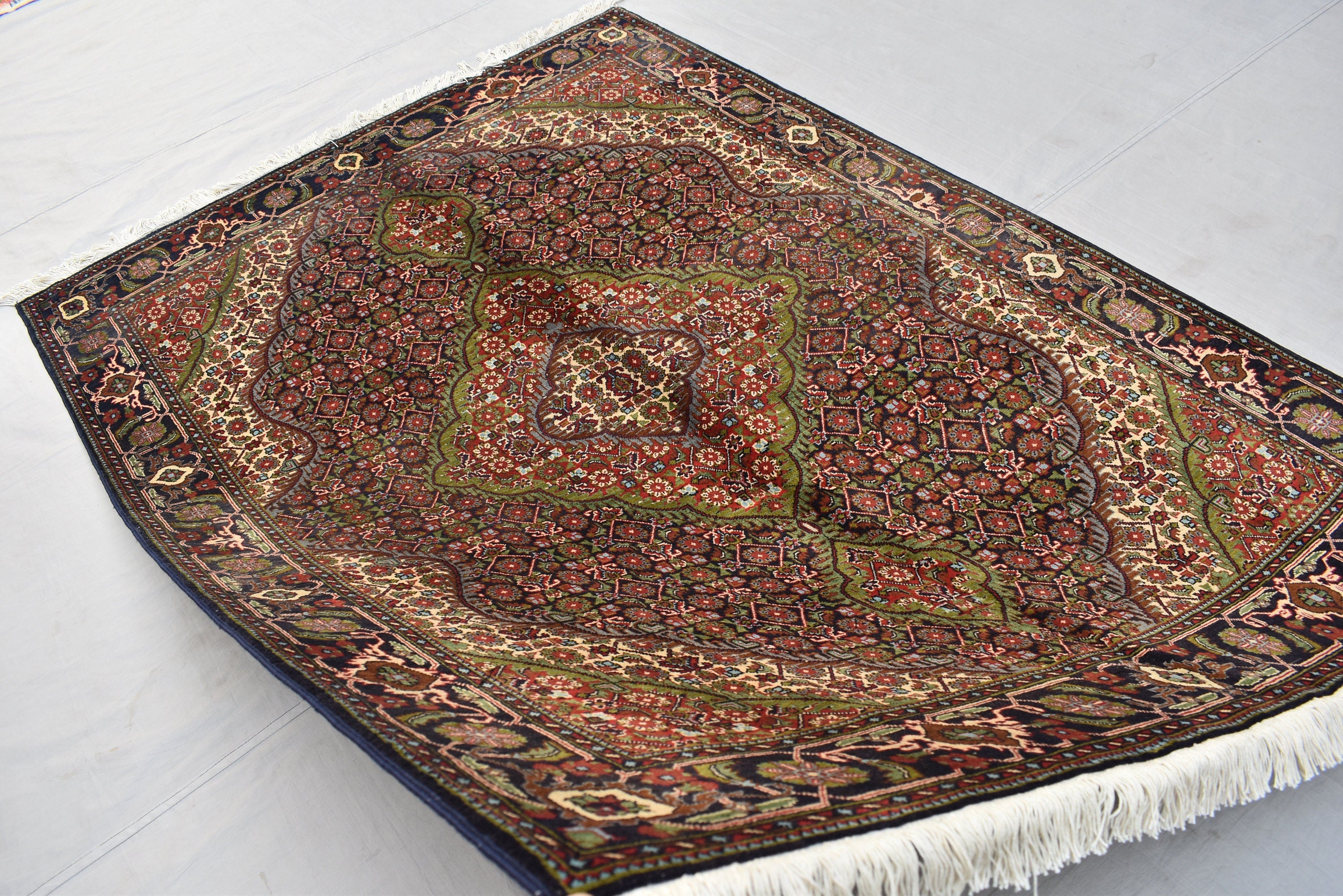 5x7 Afghan Handmade Tabriz Rug, High Quality Rug in High Demand, Rugs For Living Room, Bedroom Rug, Dining Room Rug 6.8x4.9 ft