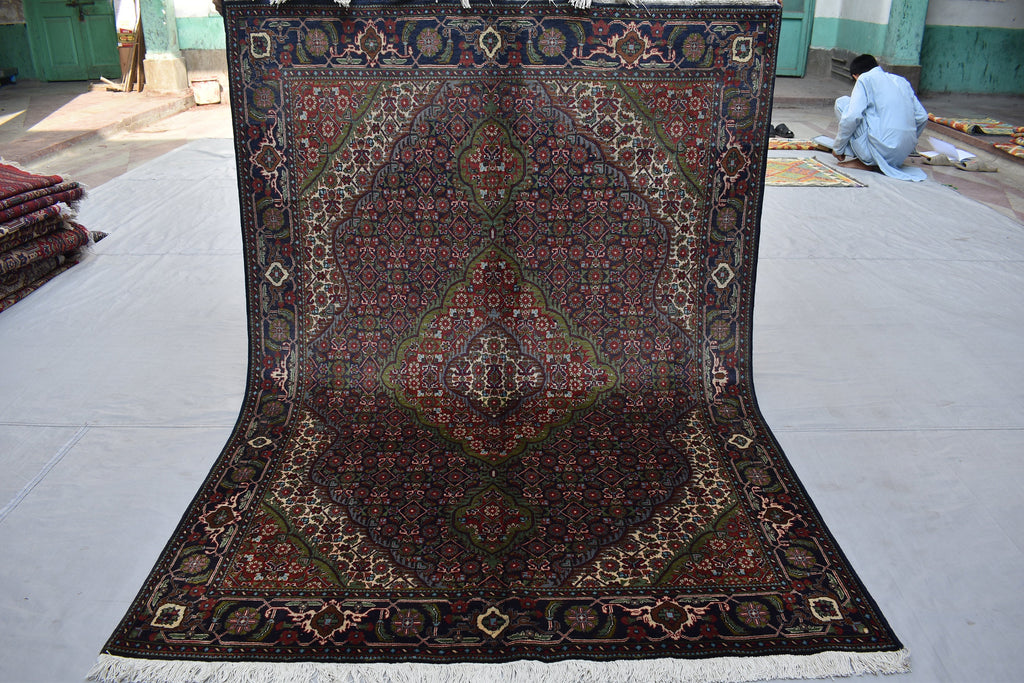 5x7 Afghan Handmade Tabriz Rug, High Quality Rug in High Demand, Rugs For Living Room, Bedroom Rug, Dining Room Rug 6.8x4.9 ft