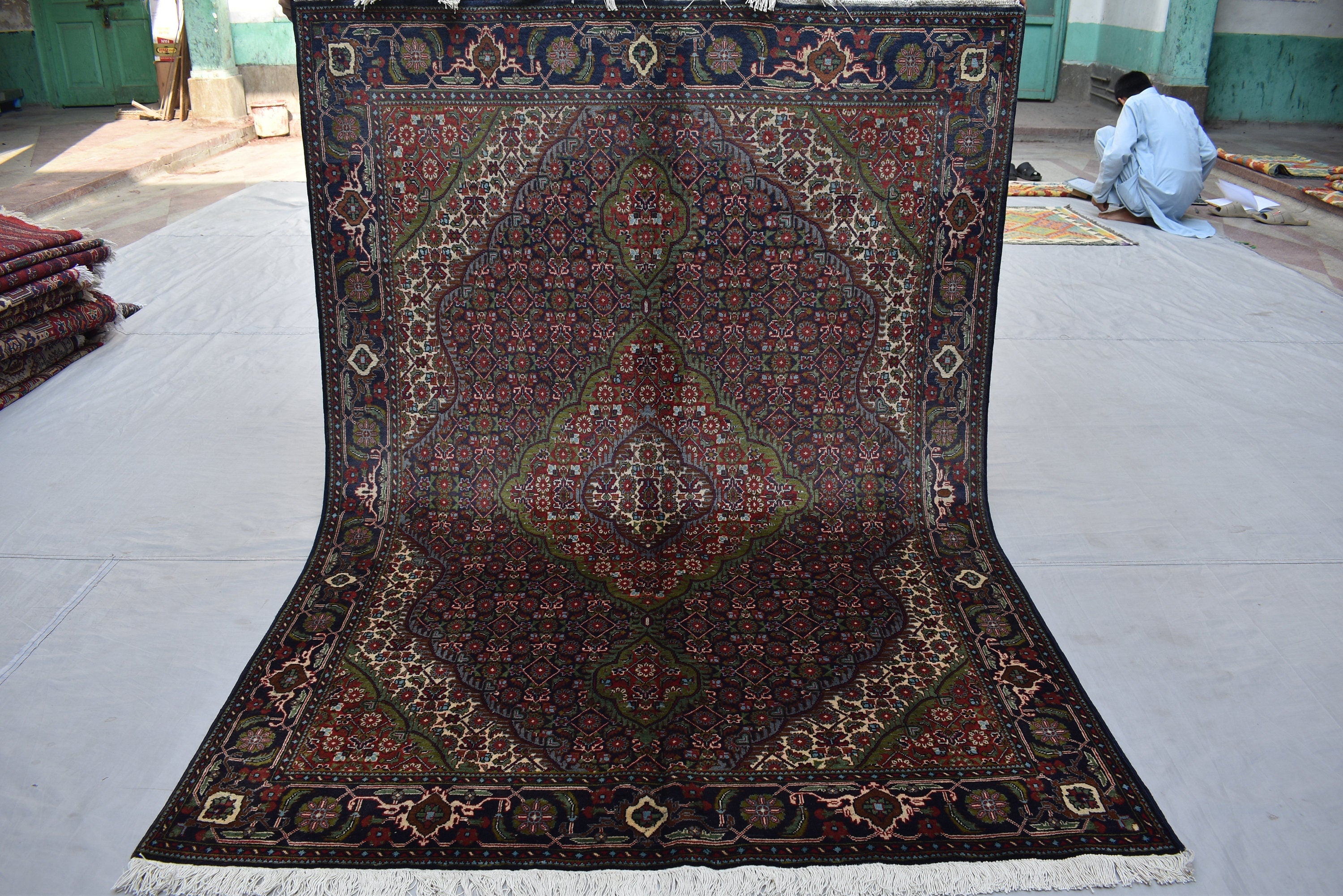 5x7 Afghan Handmade Tabriz Rug, High Quality Rug in High Demand, Rugs For Living Room, Bedroom Rug, Dining Room Rug 6.8x4.9 ft