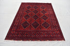 5x7 Afghan Khal Mohadmi Bokhara Rug Turkmen Tribal Traditional 100% Wool Rug,Bokhara Rug Living Room Area Oriental Rug