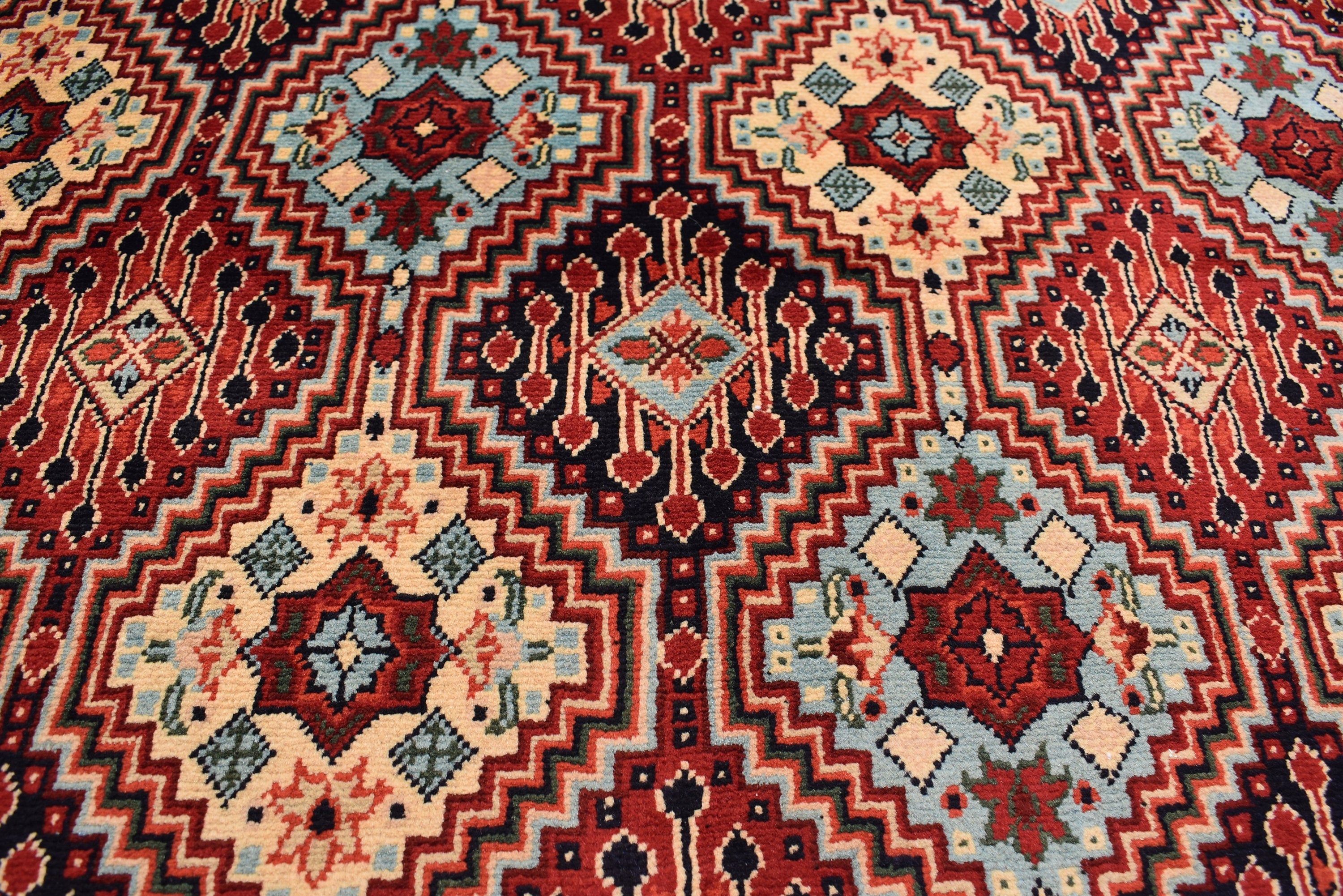 Ft 12.10 x 9.9 Large Handmade Rug Large Afghan Turkmen Tribal Yalama Gol Bokhara Pattern Wool Veg dye, Large Oriental Afghan