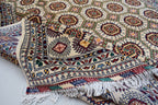 11.6 x 8.3 Ft Tribal Area Rug Fine Quality Afghan Hand Knotted Beige Wool Rug High Pile Soft Rug Oriental Rug Living Room Rug Bedroom Rug,