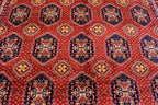 11.9 x 8.5 Ft Top Quality Large Handmade Rug Large Afghan Rug Turkmen Bukhara Rug Samarqant rug Living Room Area Rug Oriental Rug