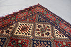 6.8 x 5.0 Ft Afghan Rug Top Quality Oriental Rug Gorgrous Hand Knotted Wool Natural Veg Dye Turkmen Tribal Bukhara Living Room Rug