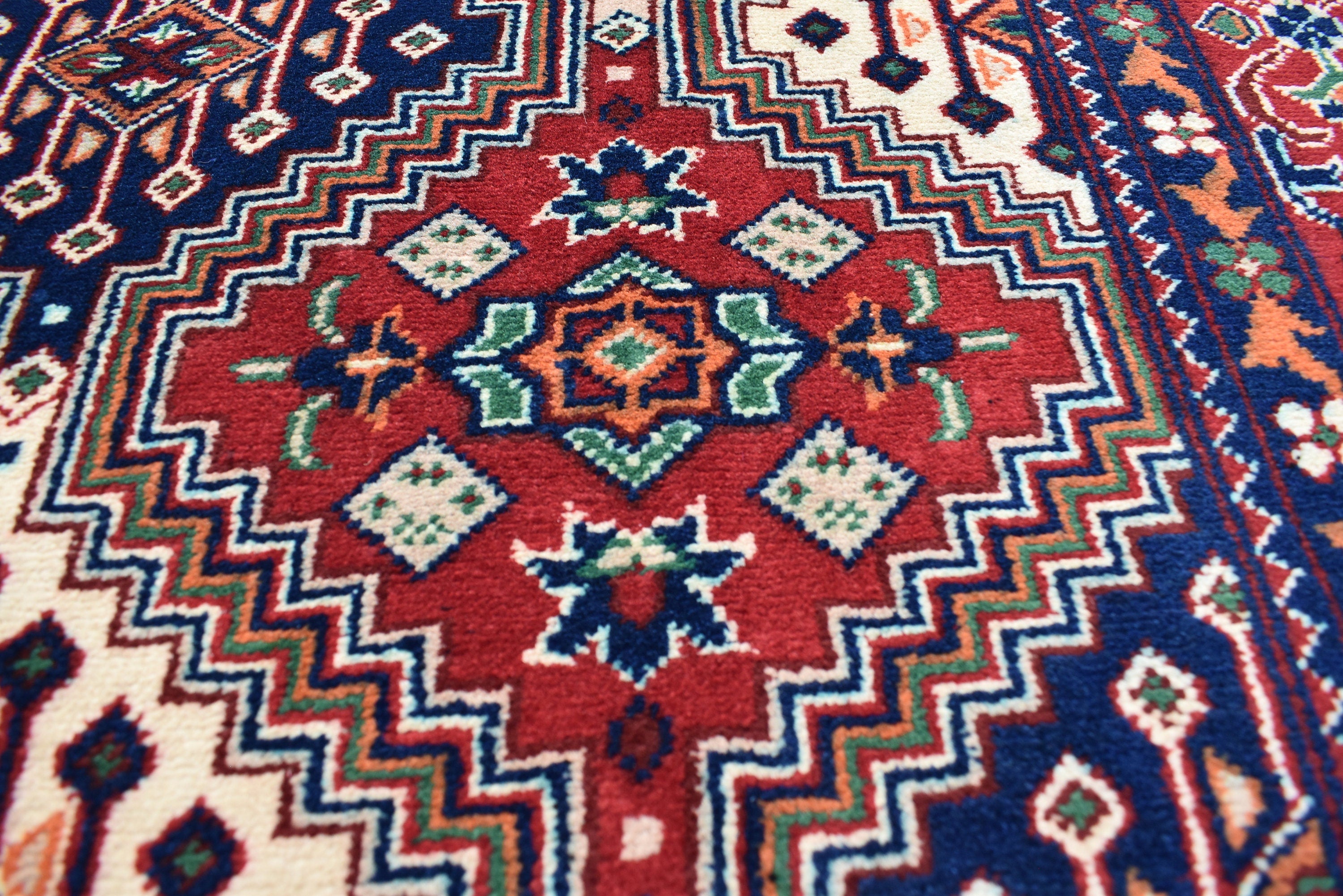 6.8 x 5.0 Ft Afghan Rug Top Quality Oriental Rug Gorgrous Hand Knotted Wool Natural Veg Dye Turkmen Tribal Bukhara Living Room Rug