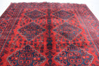 5x7 Handmade Afghan Carpet Gorgeous Rug Turkmen Tribal Traditional 100% Wool Rug Bokhara Rug Living Room Area Oriental Rug