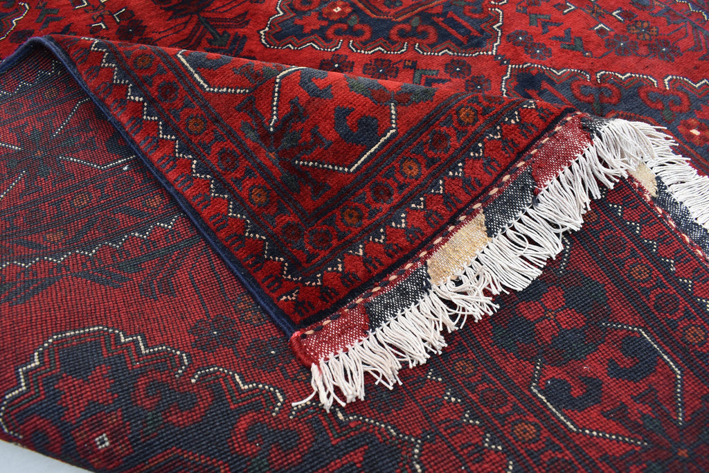 5x7 Handmade Afghan Carpet Gorgeous Rug Turkmen Tribal Traditional 100% Wool Rug Bokhara Rug Living Room Area Oriental Rug